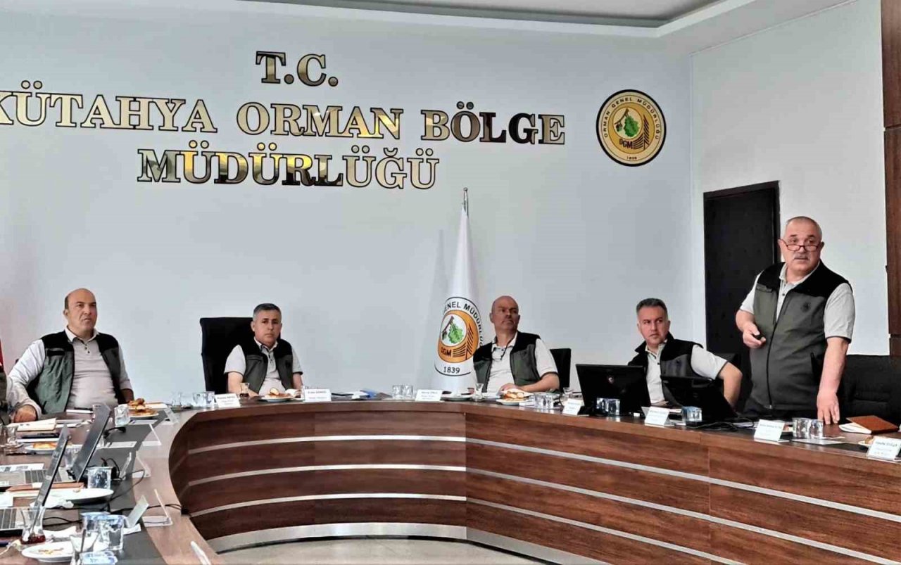 Kütahya OBM’de 2023 yılı orman yangınları ile mücadele tedbirleri masaya yatırıldı