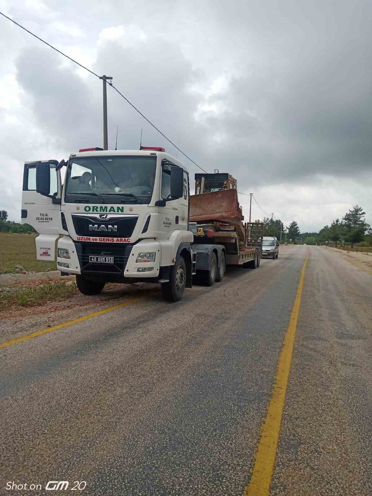 Menteşe’den Göktepe’ye ulaşım açılacak olan orman yolu ile 20 kilometre kısalacak