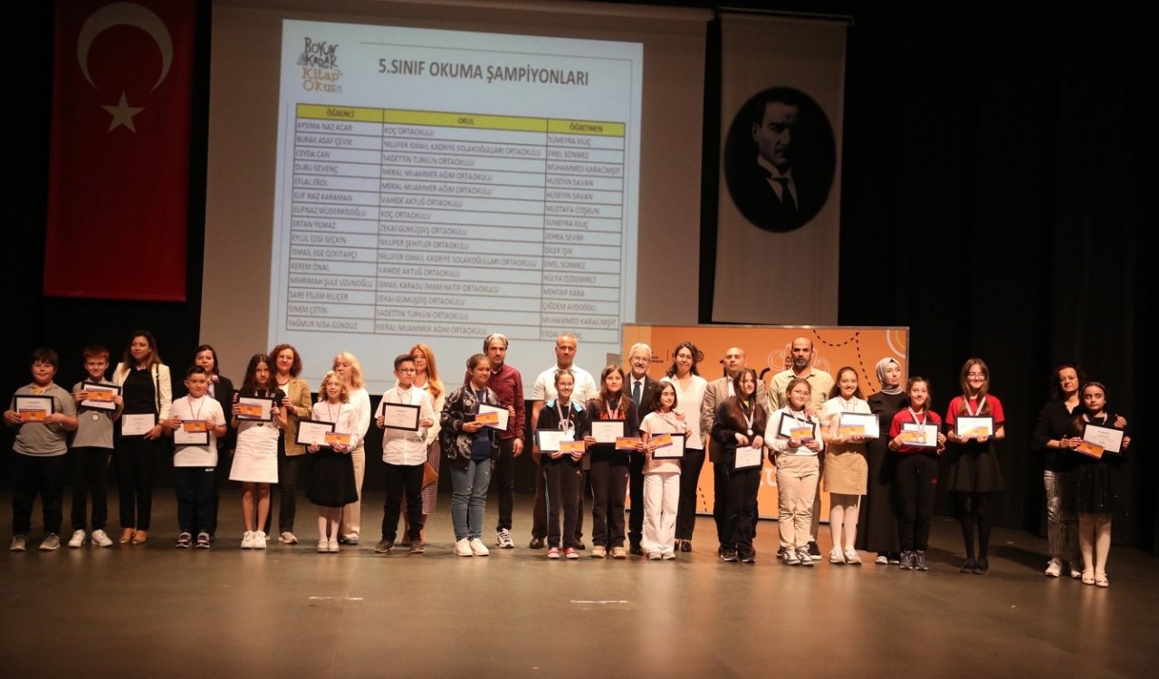 Nilüfer’de kitap kurtları 55 bine yakın kitap okudu