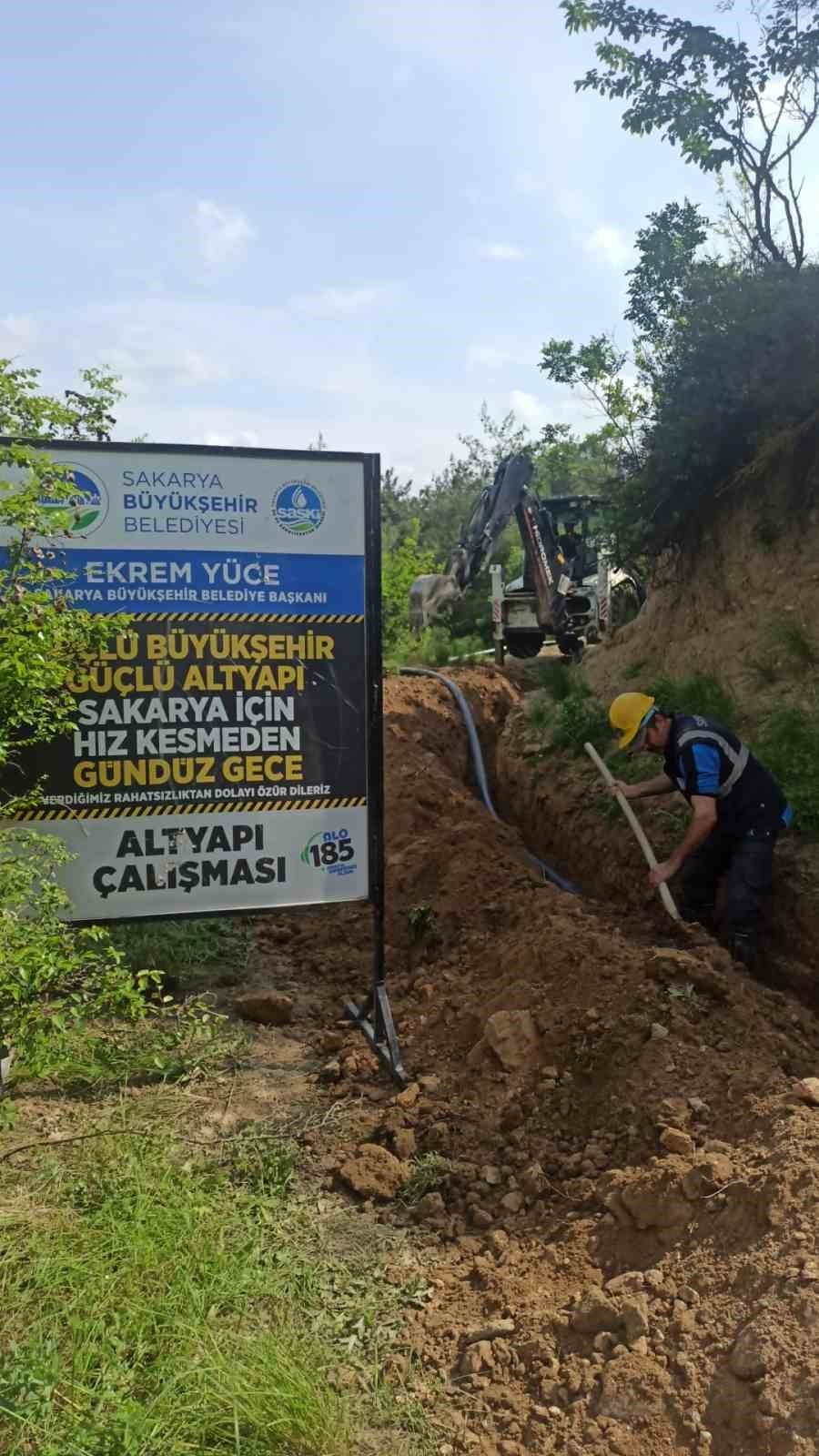 Pamukova Teşvikiye Mahallesi’ne yeni içme suyu hattı