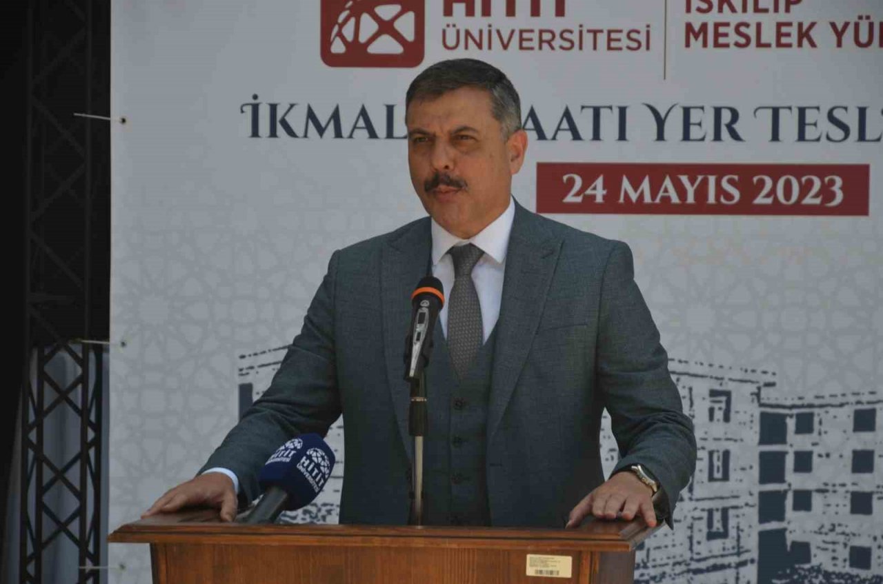 İskilip MYO yeni hizmet binasının yer teslimi yapıldı