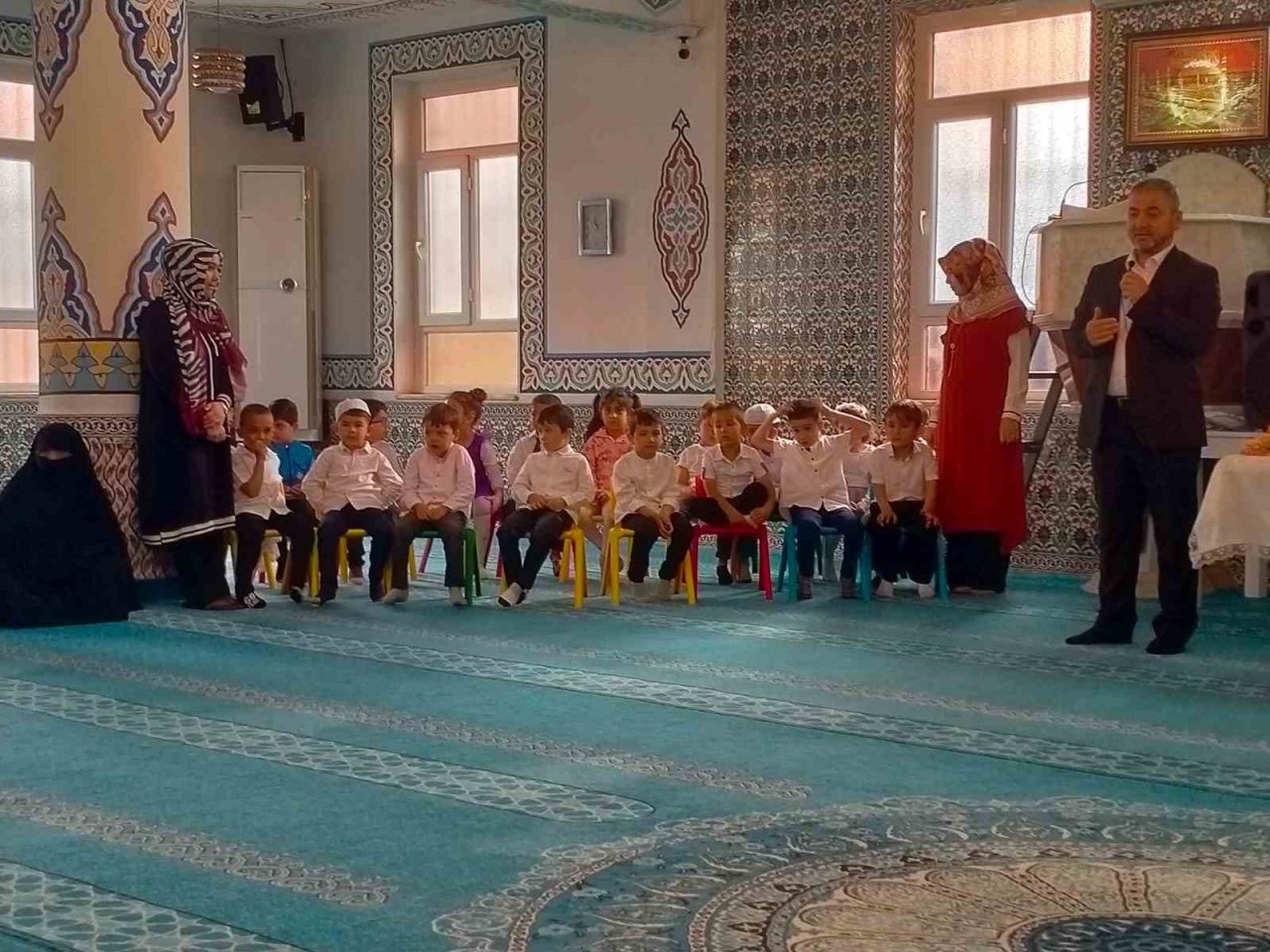 Aydın’da 4-6 yaş öğrencileri Kur’an’a geçmenin sevincini yaşadı