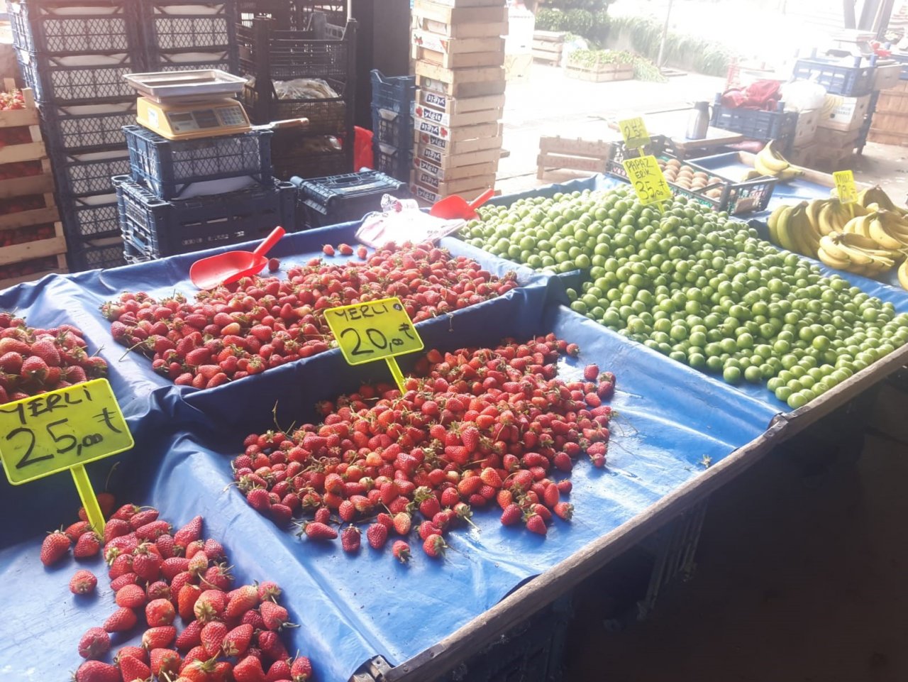 Afyonkarahisar’daki semt pazarlarında fiyatlar düşüşe geçti