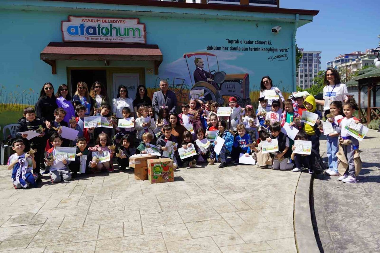 Minik çiftçilerden örnek çalışma