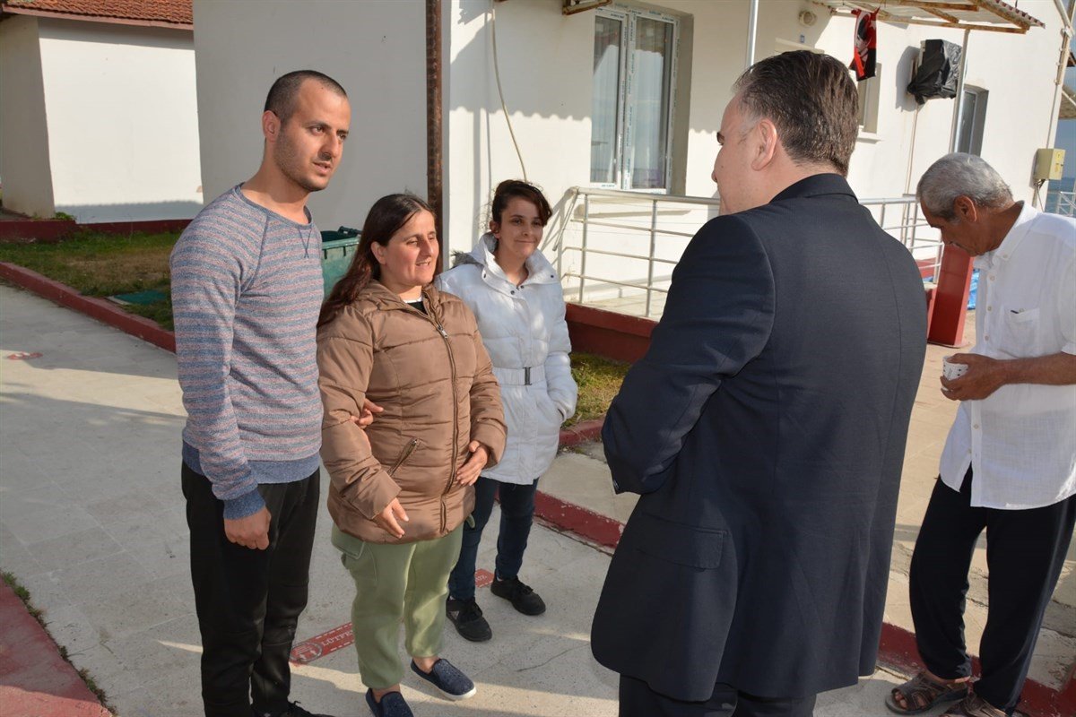 Kaymakam Odabaş depremzedeleri yalnız bırakmıyor