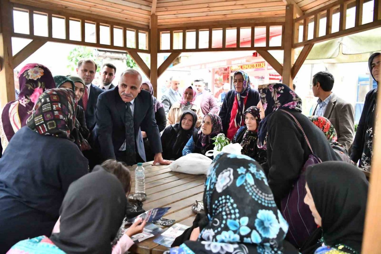 Başkan Zorluoğlu Şalpazarı’nı arşınladı, Cumhurbaşkanı Erdoğan için destek istedi