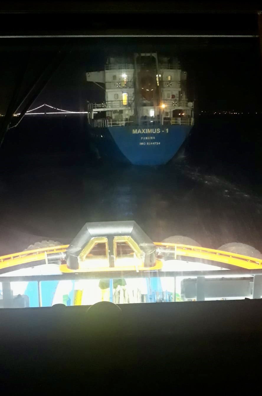 Çanakkale Boğazı’nda genel kargo gemisi makine arızası yaptı