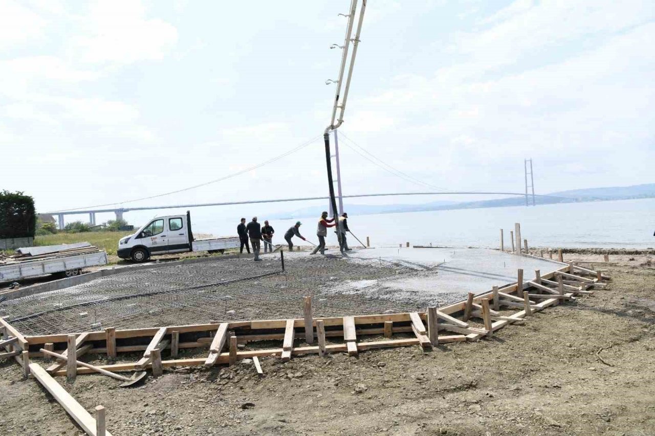 Lapseki Belediyesi Aqua Park Projesinin temeli atıldı