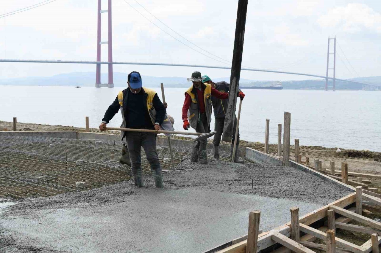 Lapseki Belediyesi Aqua Park Projesinin temeli atıldı