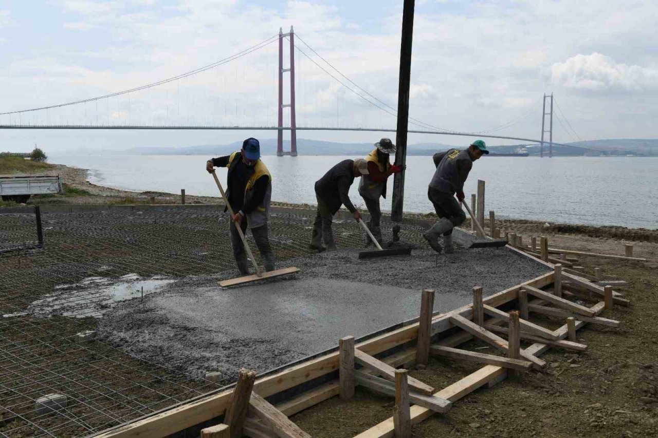 Lapseki Belediyesi Aqua Park Projesinin temeli atıldı