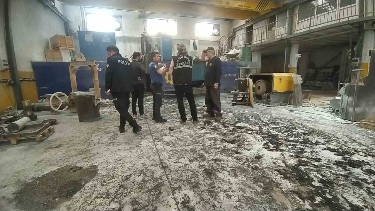 Çorum’daki bronz fabrikasındaki patlama