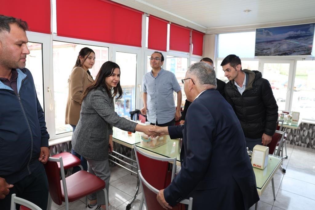 Başkan Büyükkılıç’tan Sarız’a ziyaret