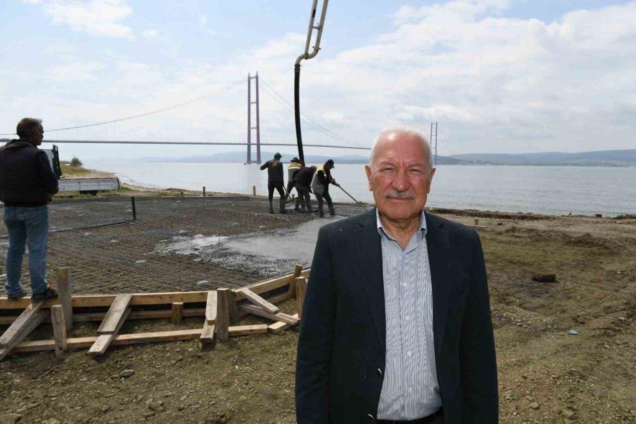 Lapseki Belediyesi Aqua Park Projesinin temeli atıldı