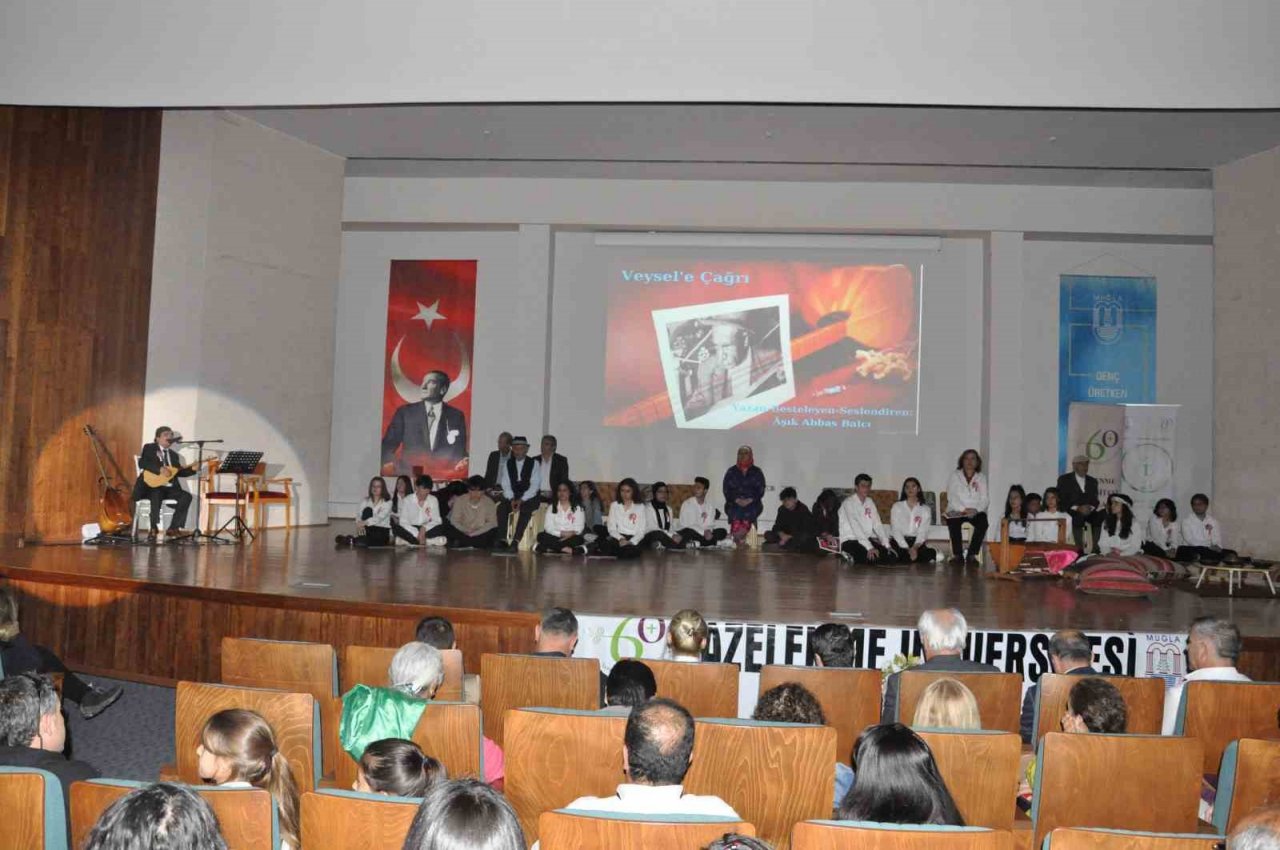 Aşık Veysel vefatının 50. yılında Muğla’da anıldı