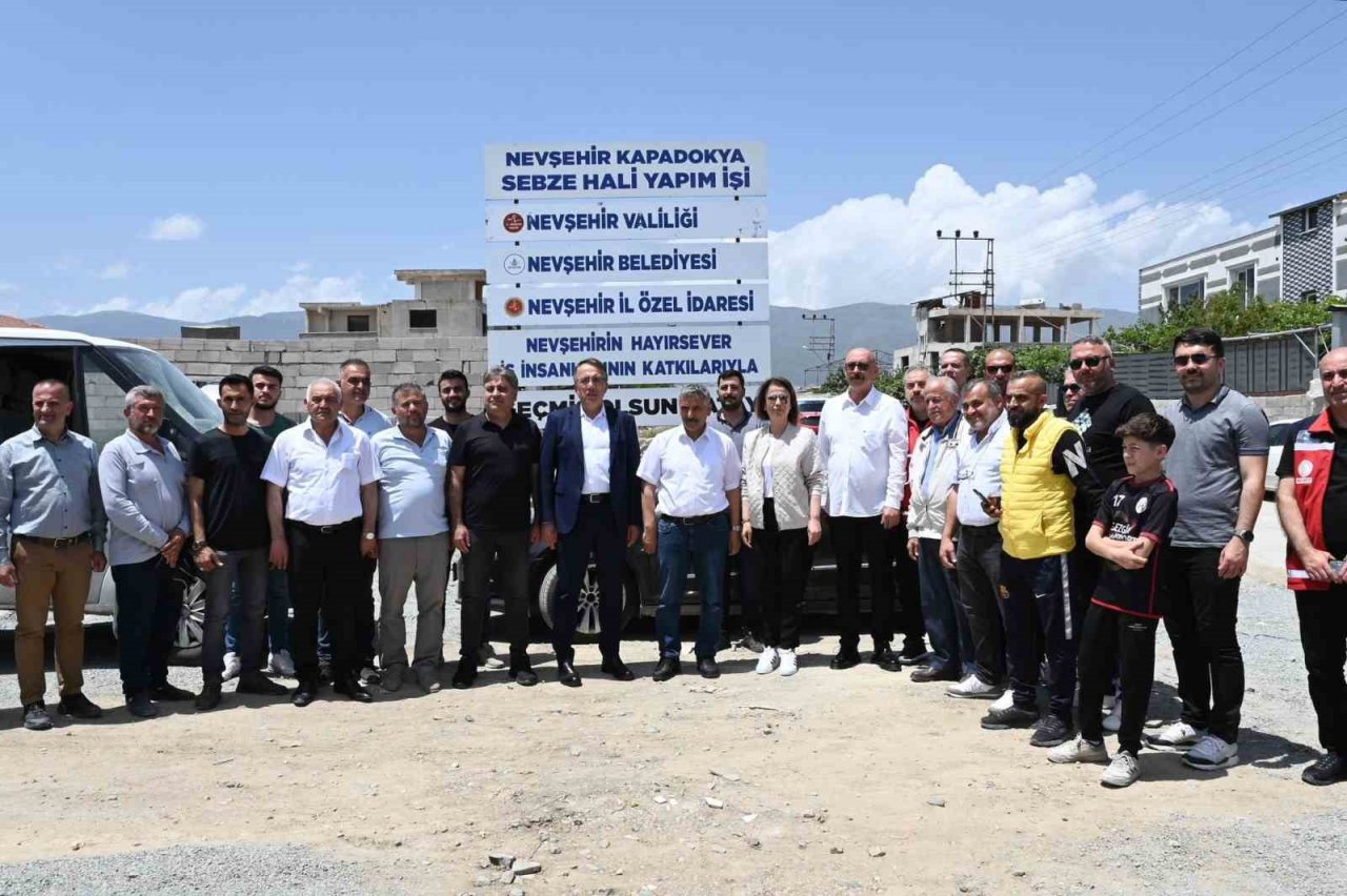 Nevşehir’den deprem bölgesi Hatay’a ’sebze hali’ desteği