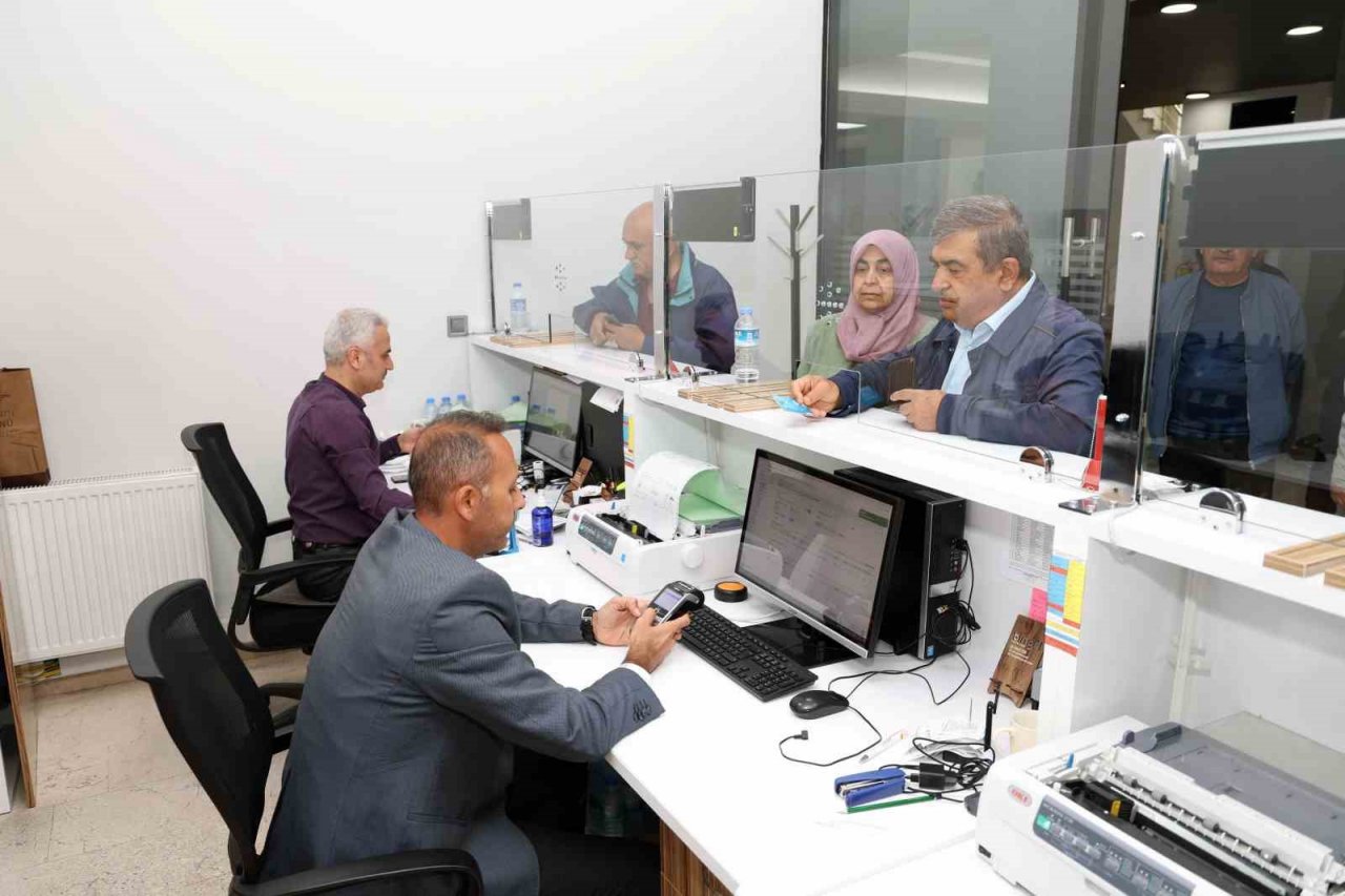 Talas Belediyesi’nde vergi mesaisi