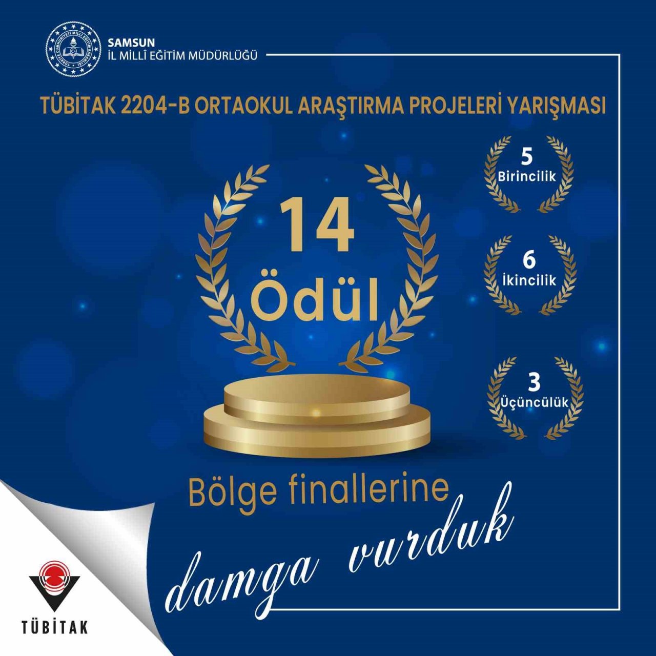 Bölge finaline Samsun damgası