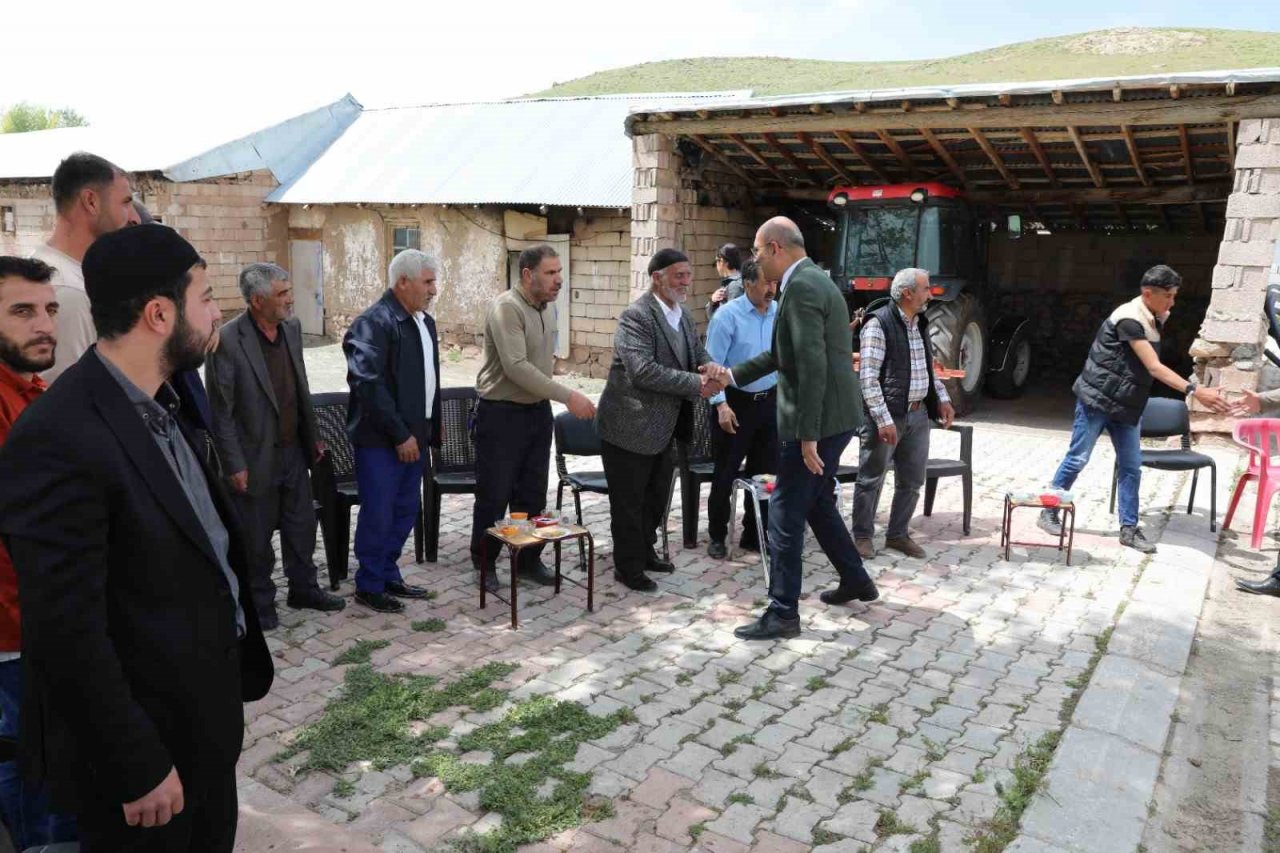 Kaymakam Aydın, kırsal mahallelerdeki çalışmaları inceledi