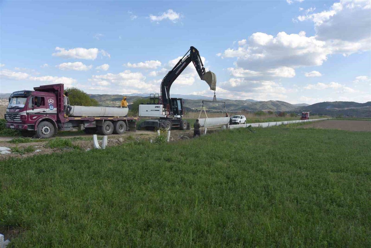 Yenipazar Dalama Sulaması’nda yenileme çalışmaları devam ediyor