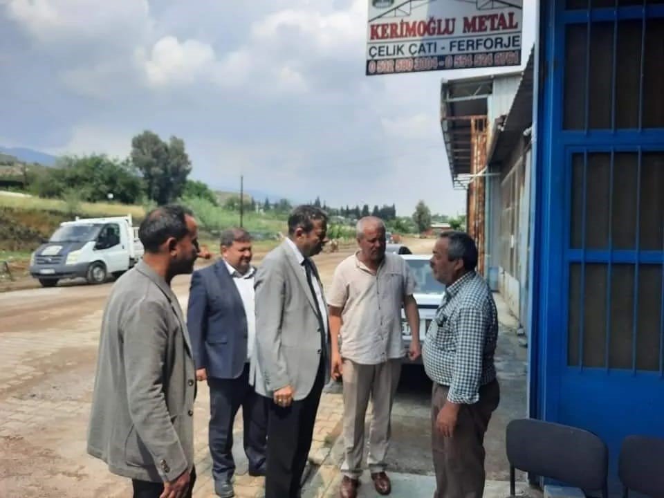 AYESOB Başkanı Künkcü selden etkilenen esnaf ile görüştü