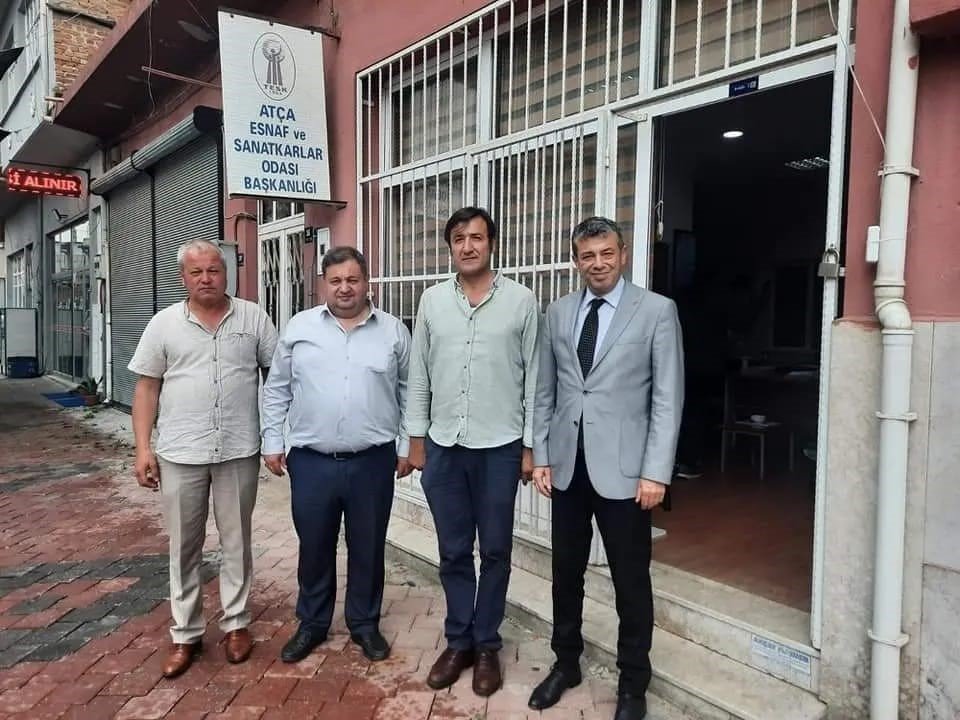 AYESOB Başkanı Künkcü selden etkilenen esnaf ile görüştü