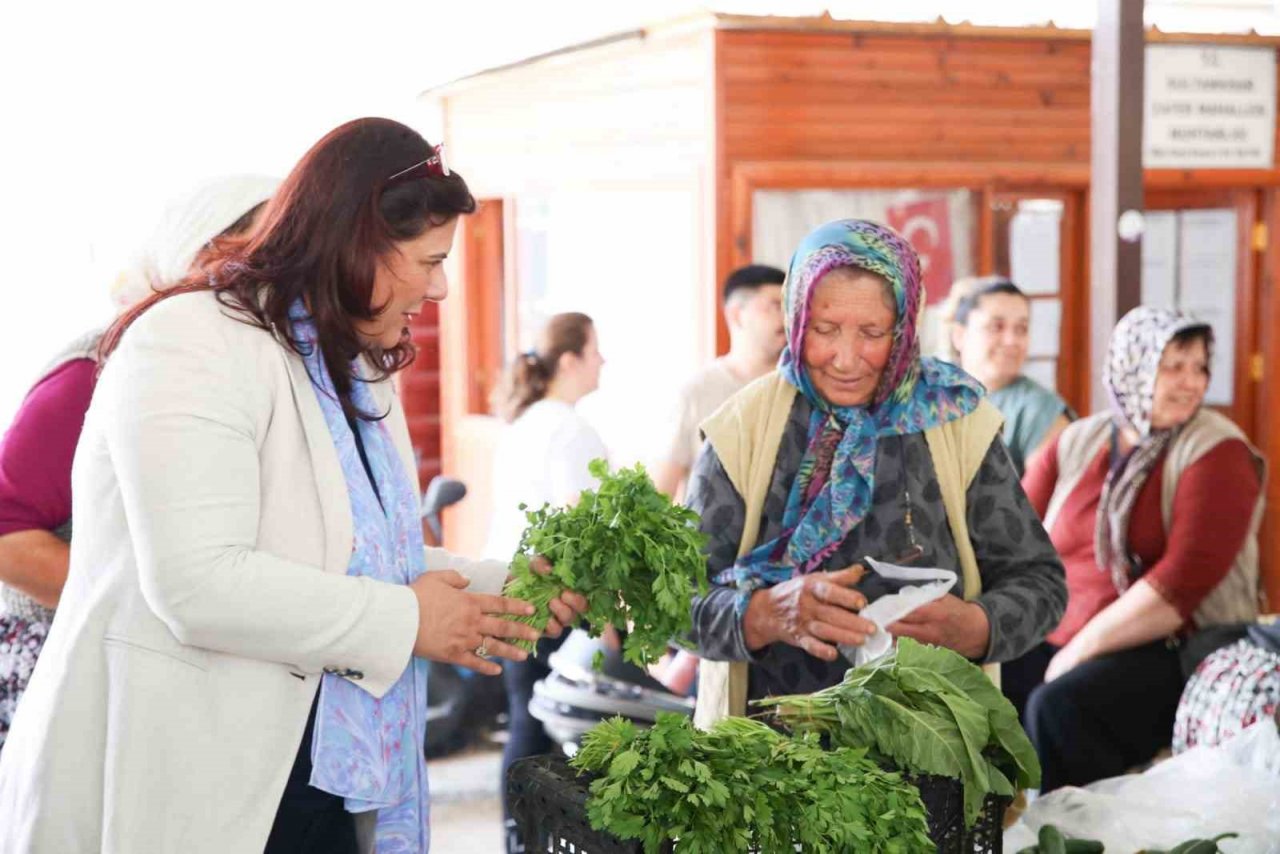 Başkan Çerçioğlu, Sultanhisar Pazarı’nı ziyaret etti