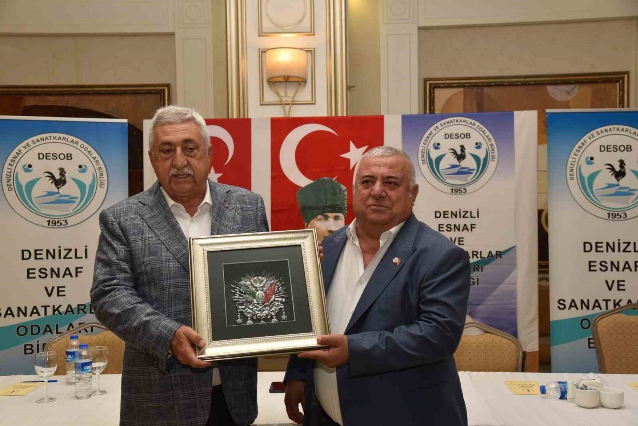 Denizli esnaf odası başkanları ekonomik gelişmeleri değerlendirdi