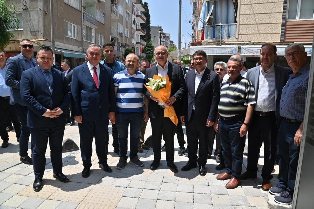 Başkan Ergün çalışmaları yerinde inceledi