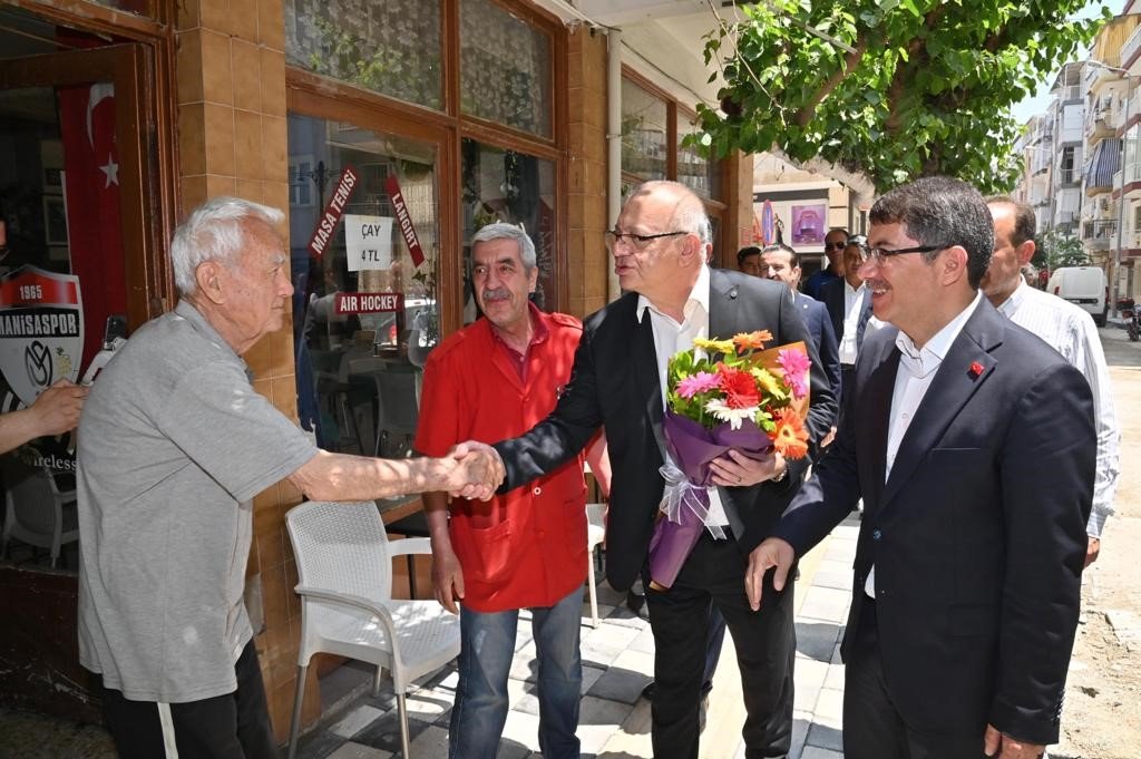 Başkan Ergün çalışmaları yerinde inceledi