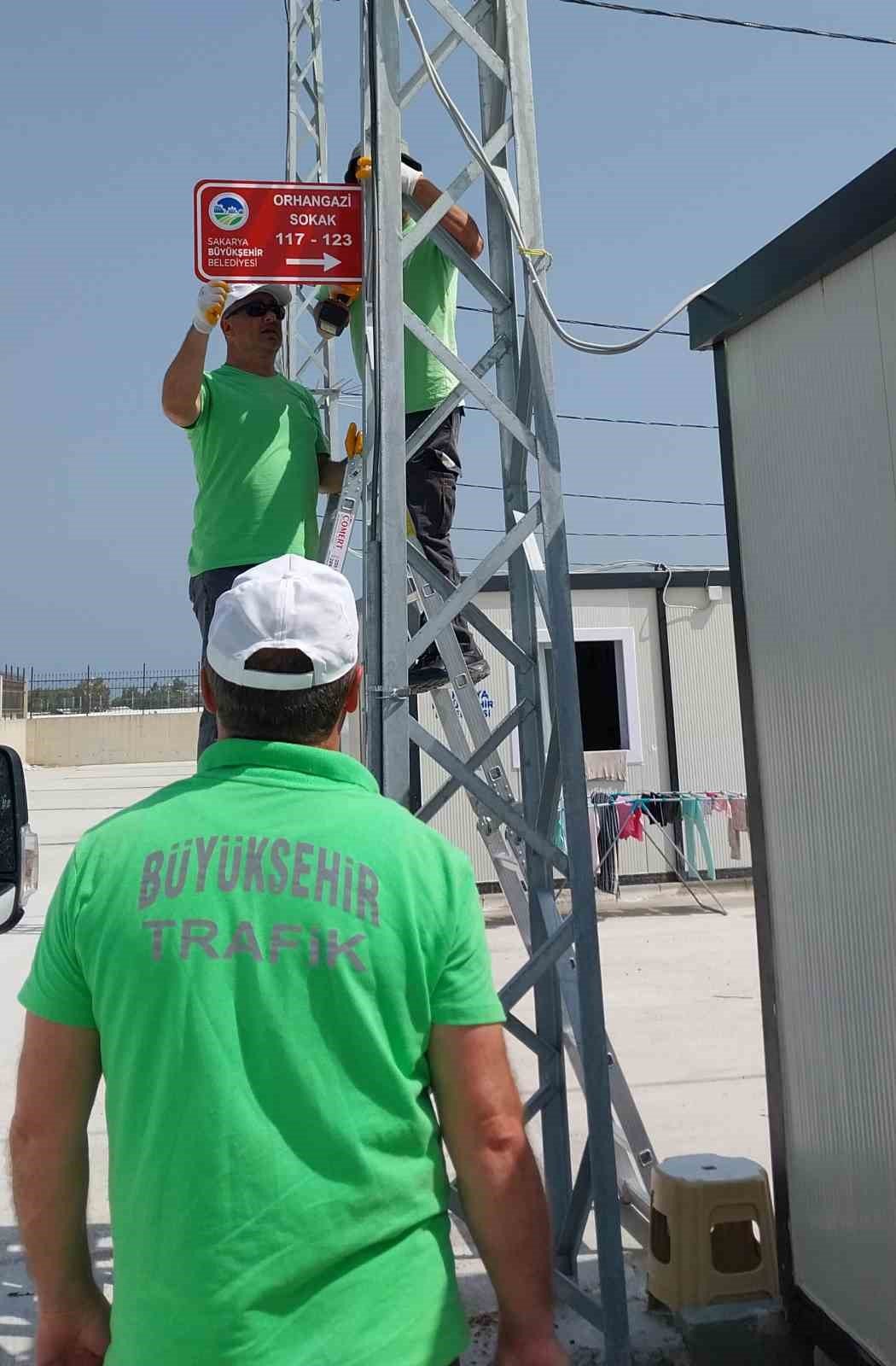İskenderun kardeşlik kentinin sokaklarında Sakarya’dan izler var