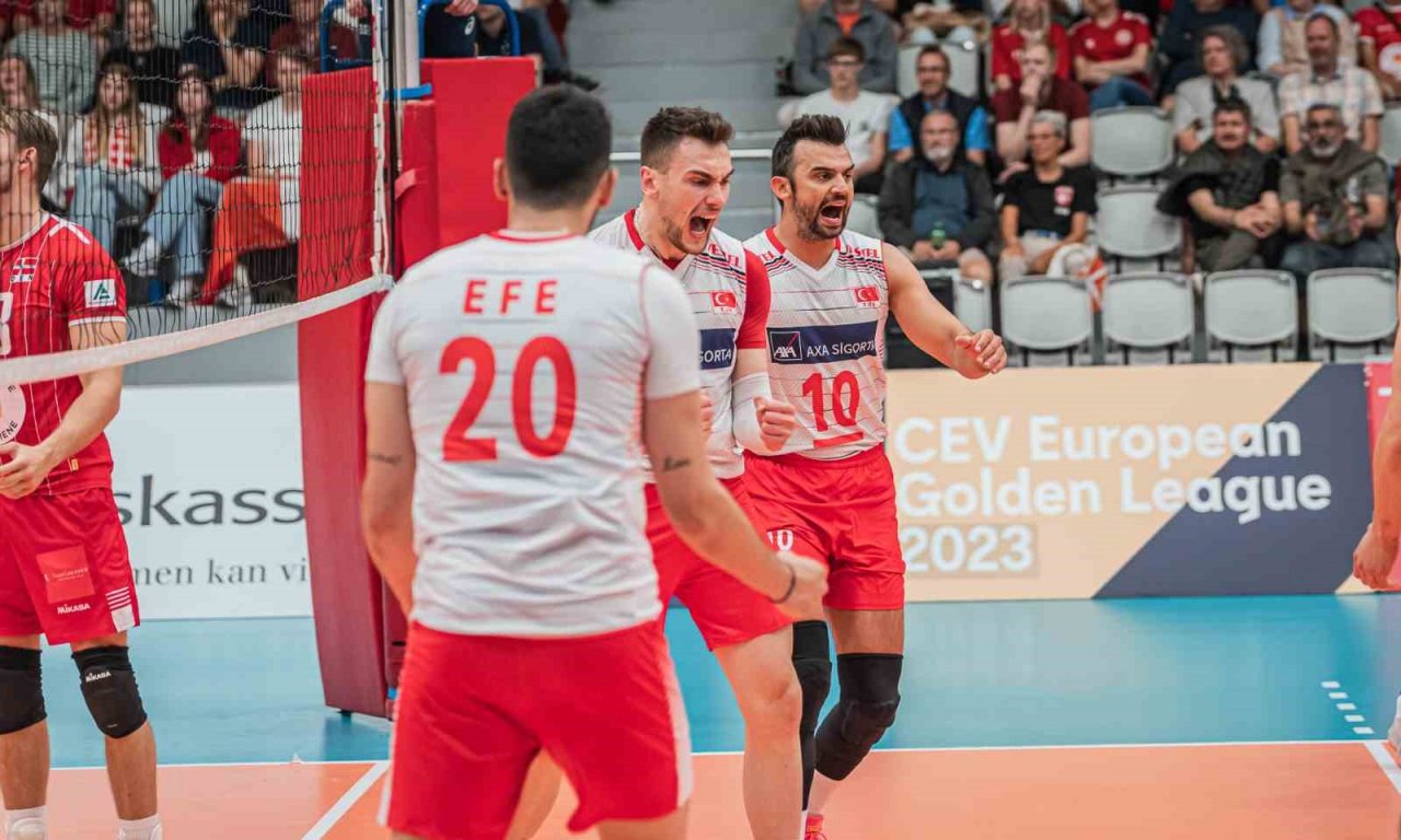CEV Avrupa Altın Ligi: Danimarka: 0 - Türkiye: 3