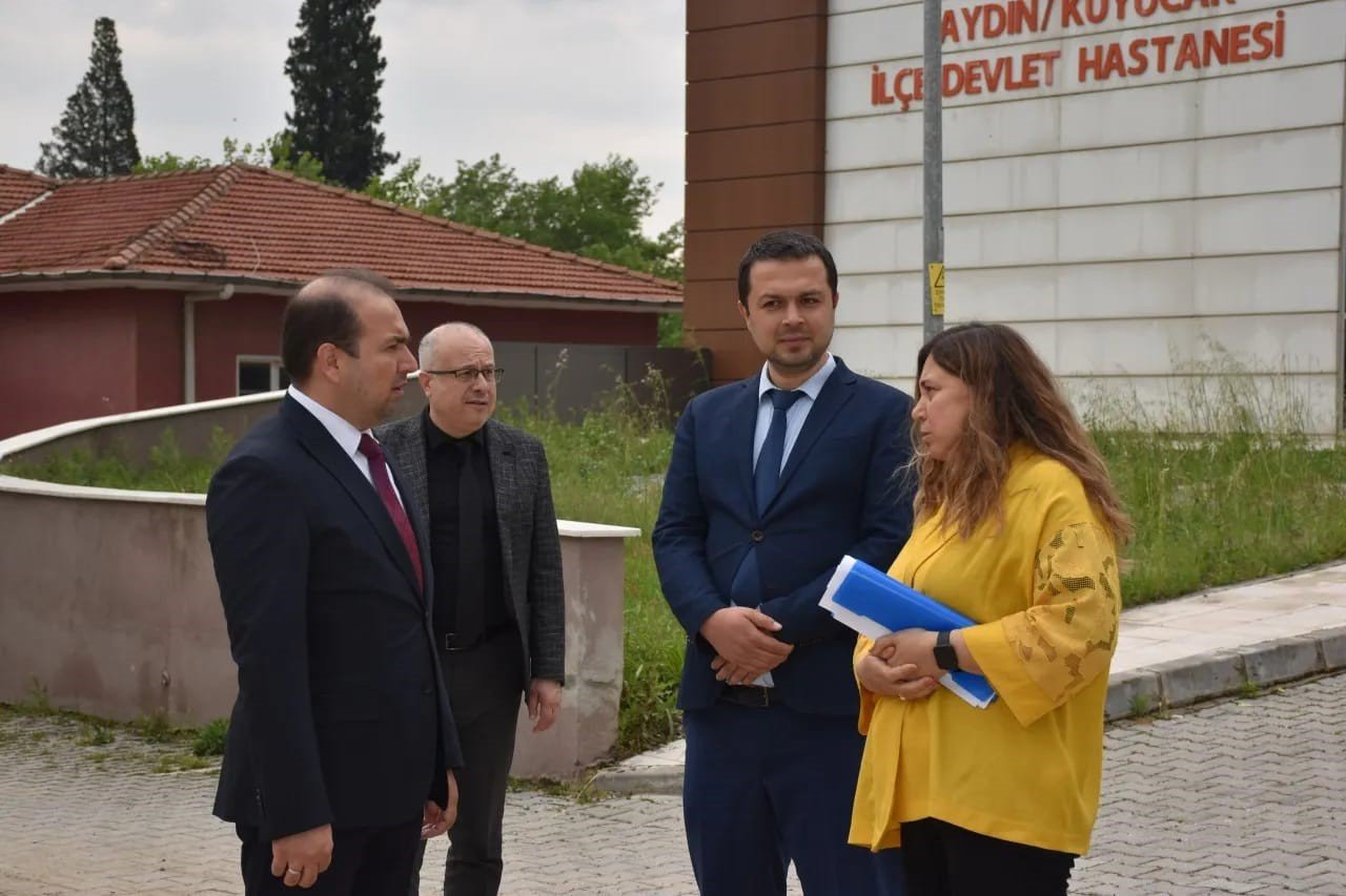 Aydın İl Sağlık Müdürü Şenkul, çalışmaları yerinde incelemeye devam ediyor