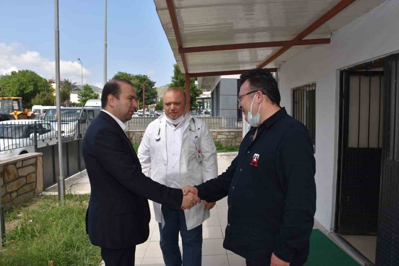 Aydın İl Sağlık Müdürü Şenkul, çalışmaları yerinde incelemeye devam ediyor