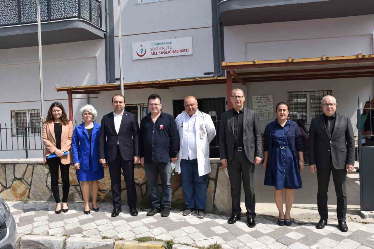 Aydın İl Sağlık Müdürü Şenkul, çalışmaları yerinde incelemeye devam ediyor