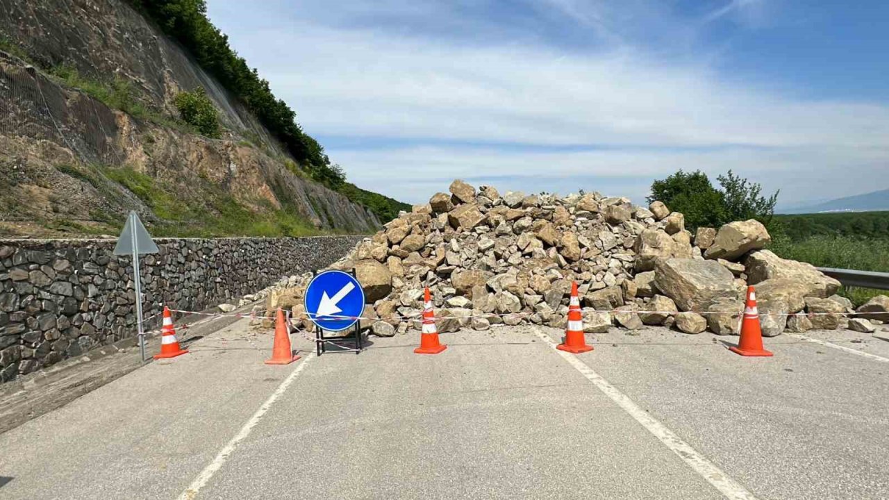 Gölyaka bağlantı yolunda hummalı çalışma