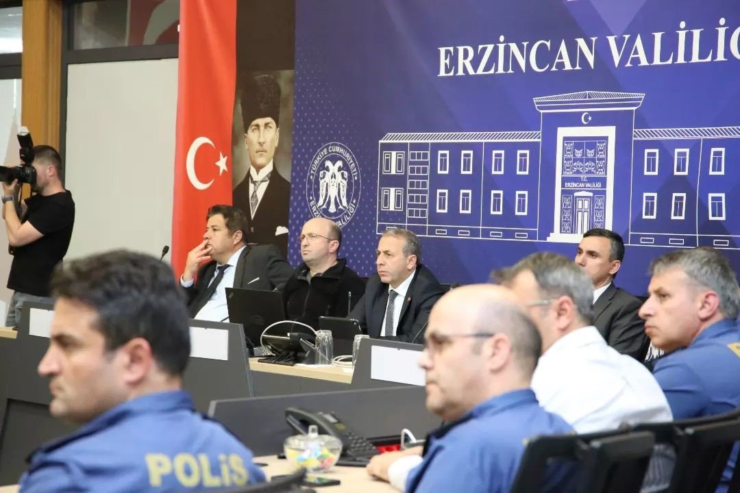 Erzincan’da 2. tur için ‘Seçim Güvenliği’ toplantısı yapıldı