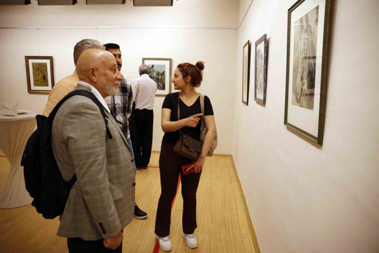 SANKO Sanat Galerisi’nde “Bir At Bir Murat” resim sergisi