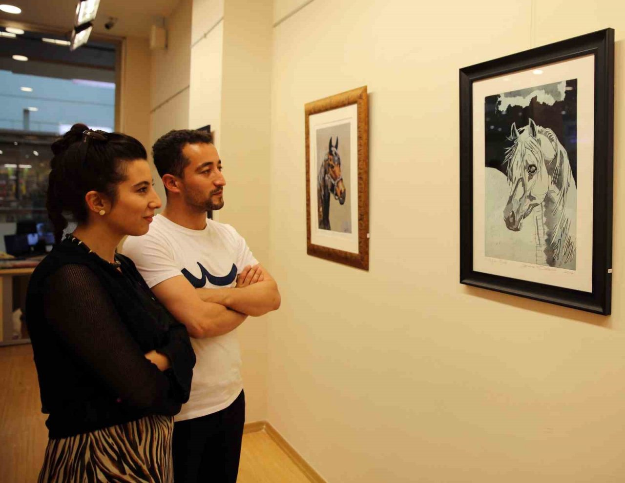 SANKO Sanat Galerisi’nde “Bir At Bir Murat” resim sergisi