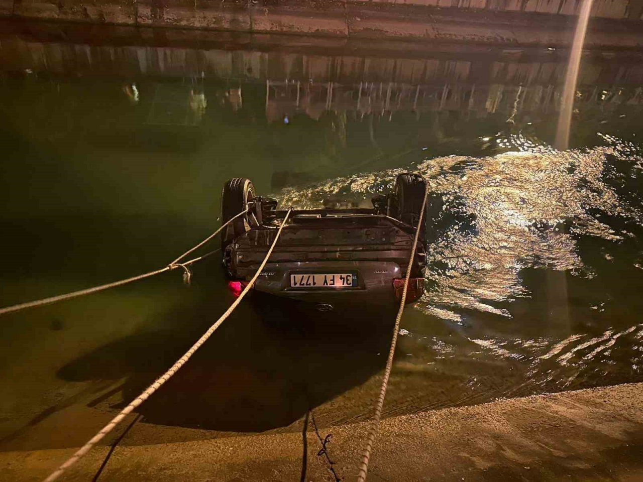 Otomobilin kanala düşmesi sonucu ölen genç, 3 ay önce askerden gelmiş