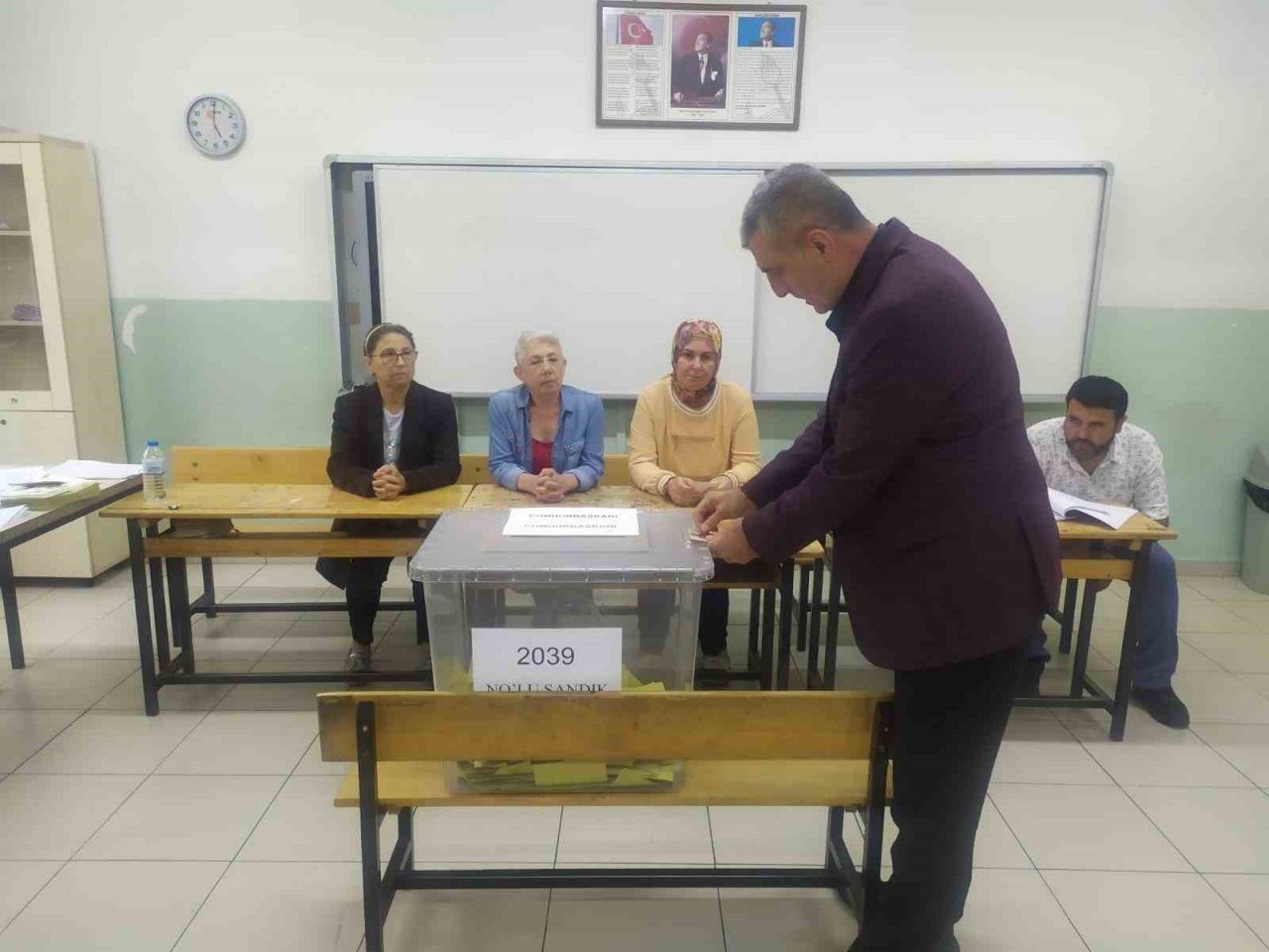 Afyonkarahisar’da oy verme işlemi sona erdi