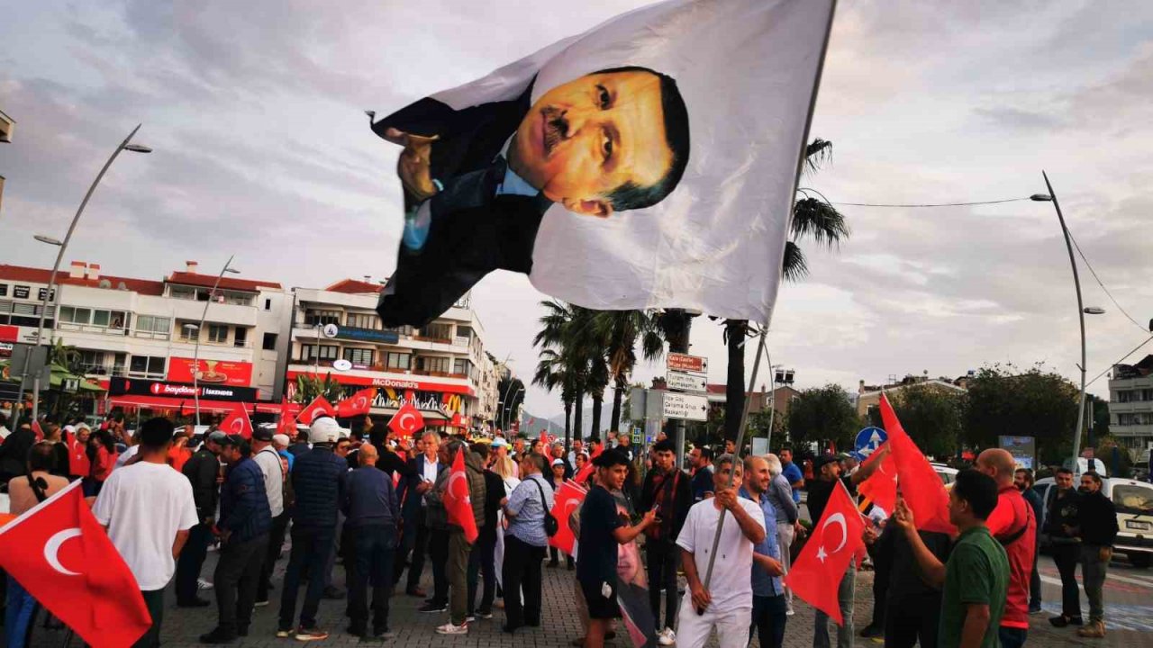 Marmaris’te Cumhurbaşkanı Erdoğan sevinci