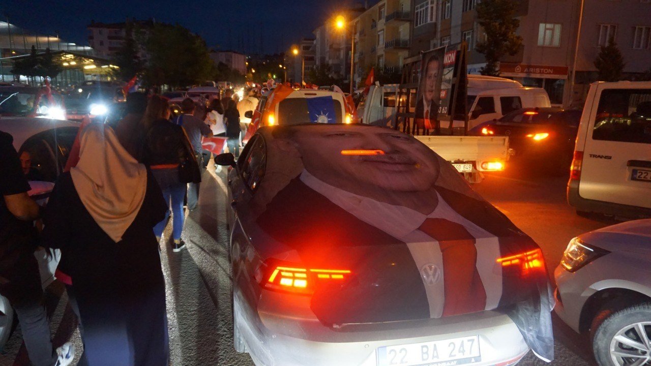 Edirne’de Cumhurbaşkanı Erdoğan coşkusu