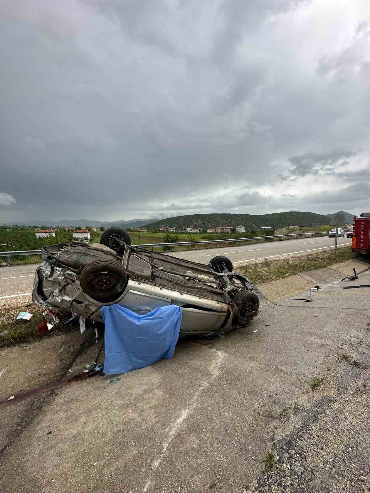 Korkuteli’nde trafik kazası: 1 ölü