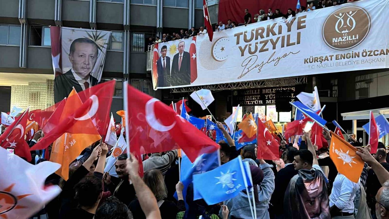 Nazilli’de Erdoğan coşkusu meydanlara sığmadı
