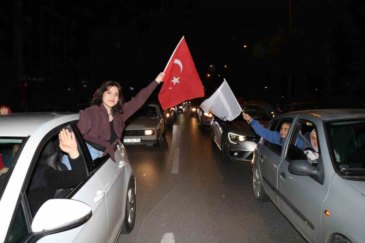 Samsun, Erdoğan’ın zaferini kutladı