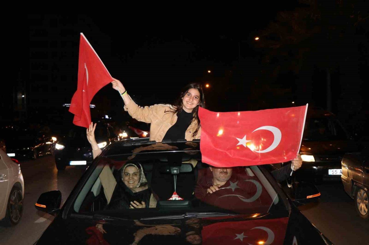 Samsun, Erdoğan’ın zaferini kutladı