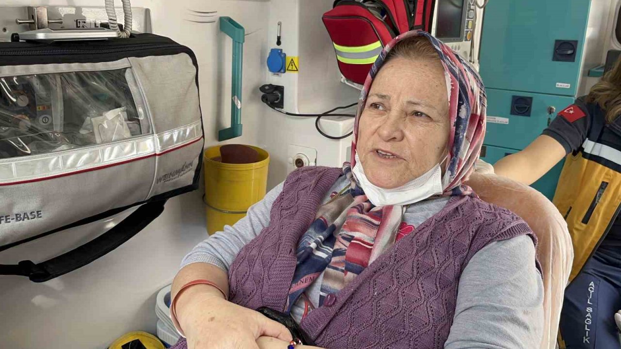 Tedavi gördüğü hastaneden ambulansla oy kullanmaya geldi