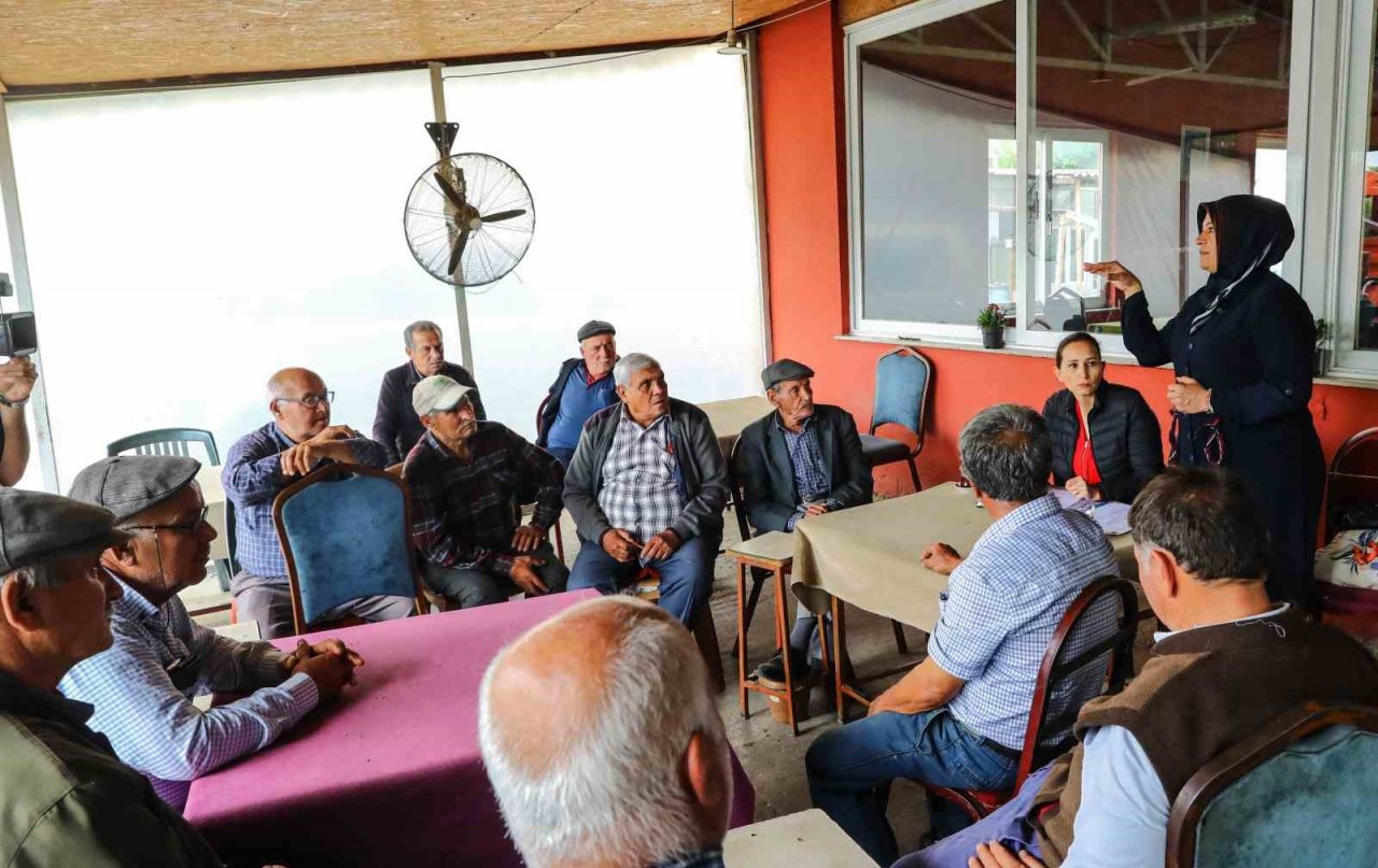 Büyükşehir çiftçiye kaolin kili dağıttı