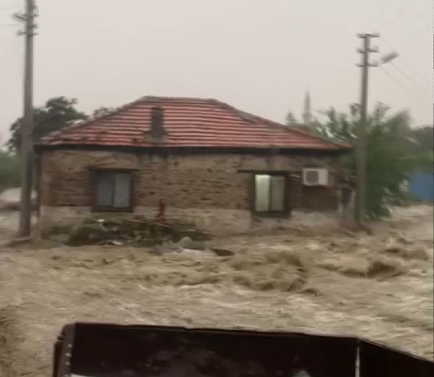 Koçarlı’da sel böyle geldi