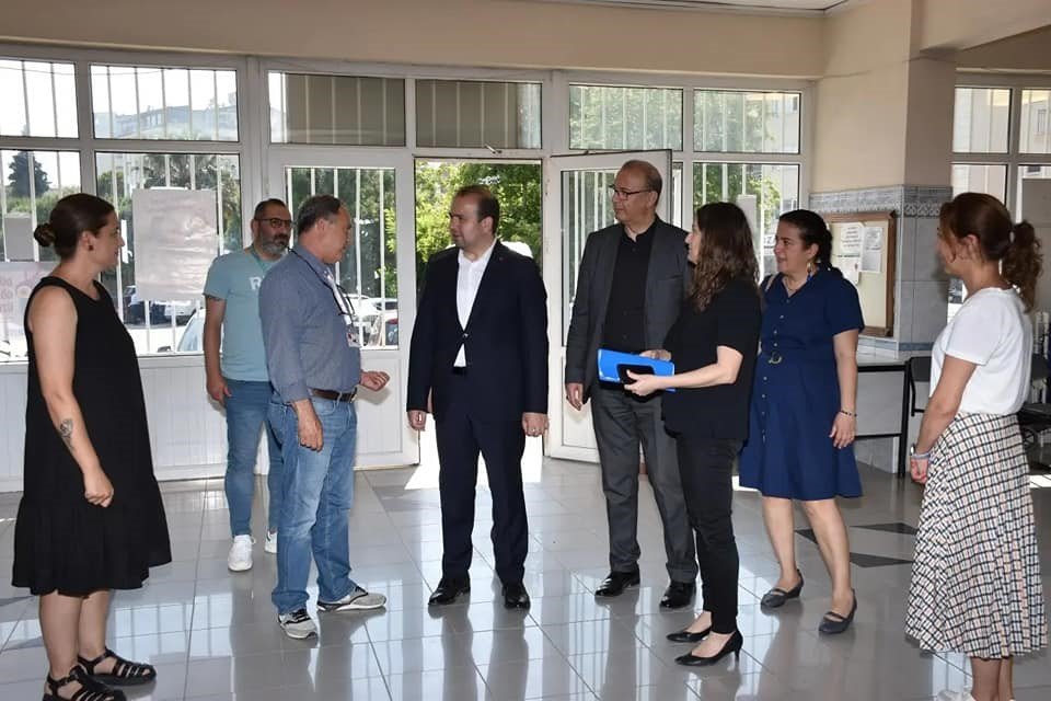 Aydın İl Sağlık Müdürü Şenkul Kuşadası’ndaki sağlık çalışmalarını yerinde inceledi